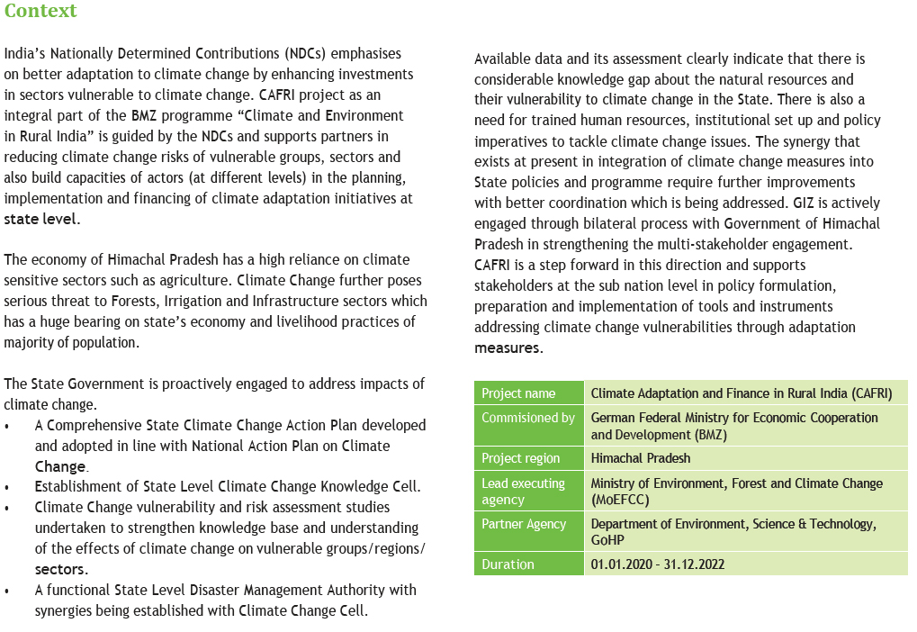 CAFRI Information Banner